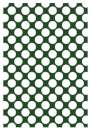 Printed Wafer Paper - Large Polkadot Dark Green